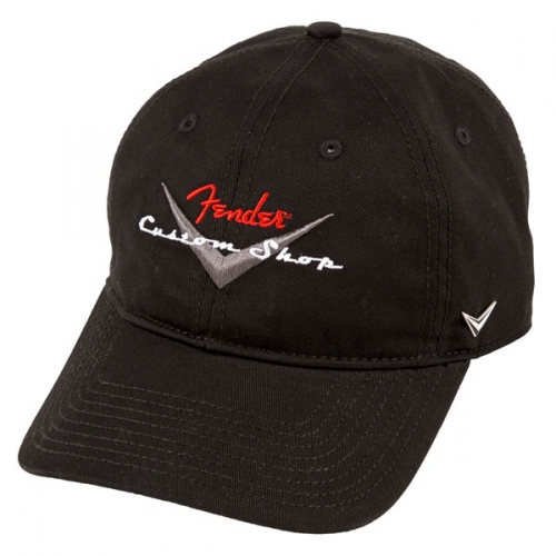Fender Custom Shop Baseball Hat, Black, One Size Fits Most czapka
