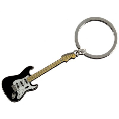 Fender Stratocaster Keychain, Black breloczek