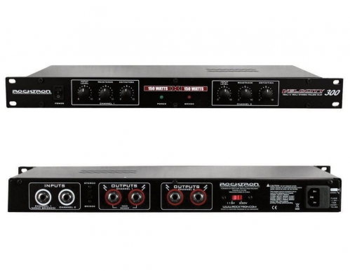 Rocktron Velocity 300, 300W (150Wx150W) Power Amp wzmacniacz 