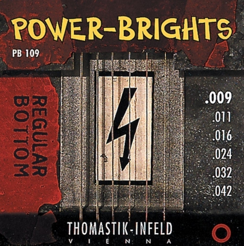 Thomastik PB109 (677017) Struny do gitary elektrycznej Power Brights Series Komplet