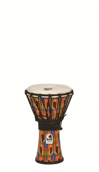 Toca (TO803211) Djembe Freestyle Rope Tuned Kente Cloth