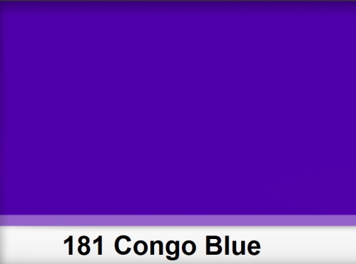 Lee 181 Congo Blue filtr barwny folia - arkusz 25 x 25 cm