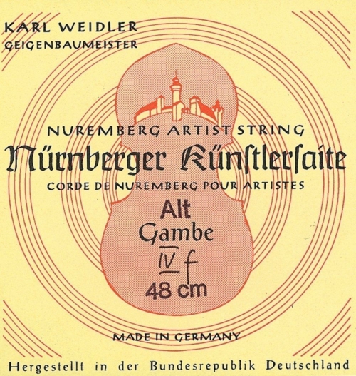 Nurnberger (645456) struna do chordofonu smyczkowego - D - Menzura 37cm