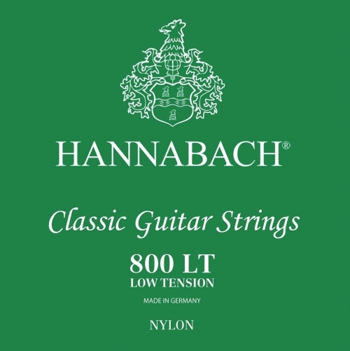 Hannabach (652368) E800 LT struny do gitary klasycznej (low) - Komplet 3 strun basowych