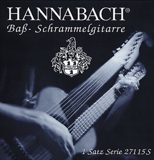 Hannabach (659092) 27112 struna do gitary basowej (typu Schrammel) - B12 posrebrzana, owinita