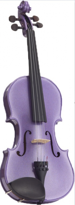 Stentor 1401LPA skrzypce 4/4 Harlequin, zestaw, purpurowy