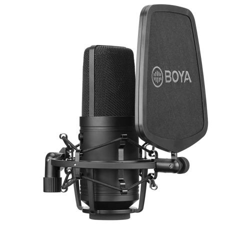 BOYA BY-M800 wielkomembranowy mikrofon pojemnociowy