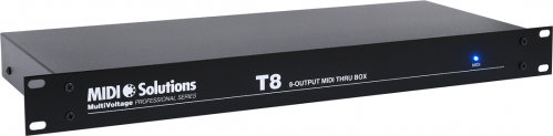 MIDI Solutions T8-output MIDI Thru Box