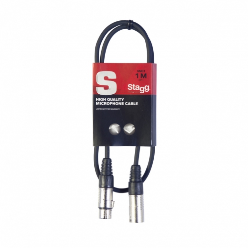 Stagg SMC1 przewd mikrofonowy 1m XLR/XLR