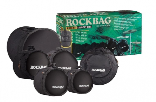 RockBag Student Line - Drum Flat Pack Fusion I Bag Set
