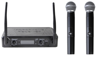 Karsect JRU-521LD/HT-527C mikrofon bezprzewodowy podwjny, dorczny