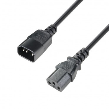 Adam Hall Cables 8101 KE 0300 - Kabel przeduajcy C13 - C14, 3 m