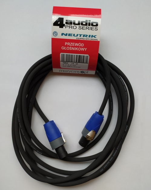 4Audio LS2250 2m przewd gonikowy 2x2,5mm ze speakonem