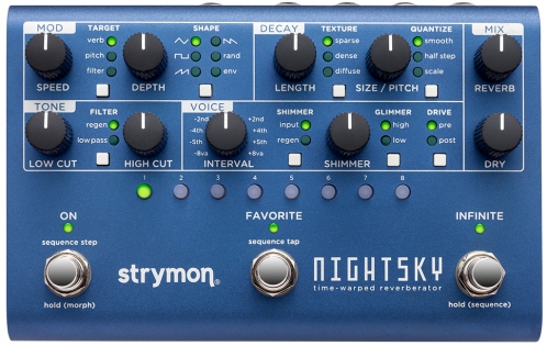 Strymon Night Sky reverb efekt do gitary elektrycznej