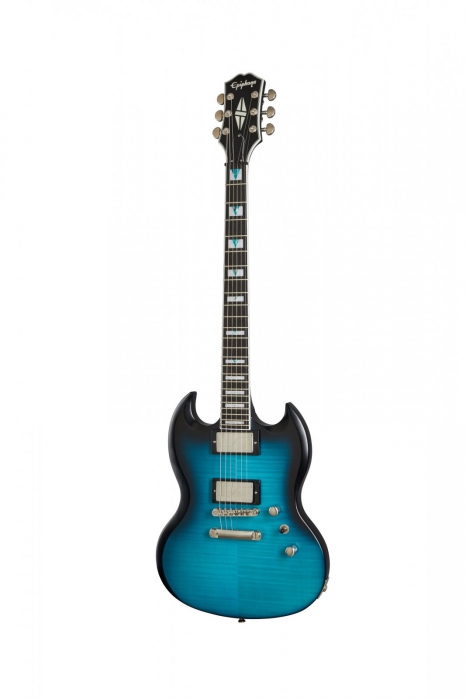 Epiphone SG Prophecy Blue Tiger Aged Gloss gitara elektryczna - WYPRZEDA