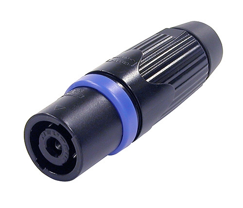 Neutrik NLT4MX-BAG wtyk Speakon 4-pin (mski) gniazdo na kabel, czarne