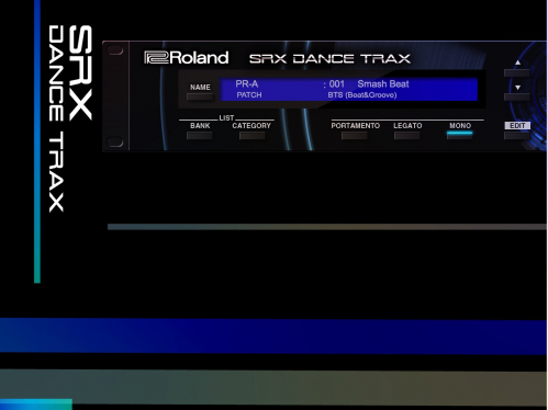 Roland Cloud SRX Dance syntezator programowy (program komputerowy)
