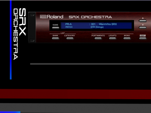 Roland Cloud SRX Orchestra syntezator programowy (program komputerowy)
