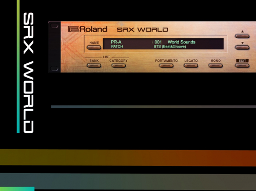 Roland Cloud SRX World syntezator programowy (program komputerowy)
