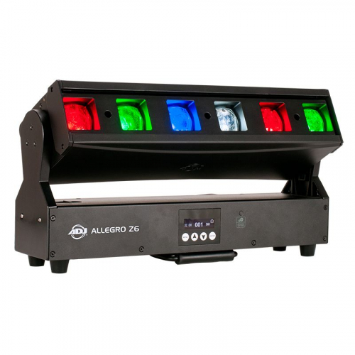 American DJ Allegro Z6 ruchoma belka LED DMX Wash Zoom 6x30W RGBW