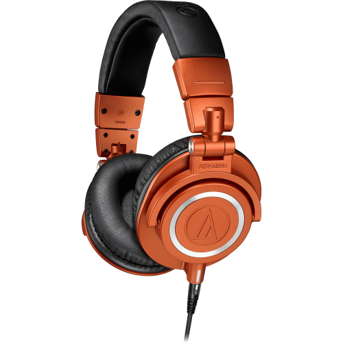 Audio Technica ATH-M50x Metallic Orange (38 Ohm) suchawki zamknite, edycja limitowana, pomaraczowe