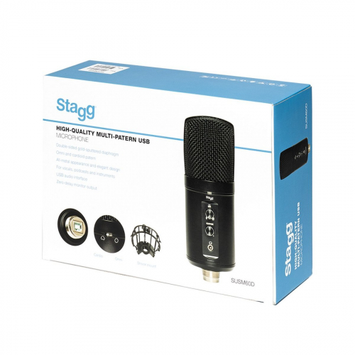 Stagg SUSM60D - mikrofon pojemnociowy USB
