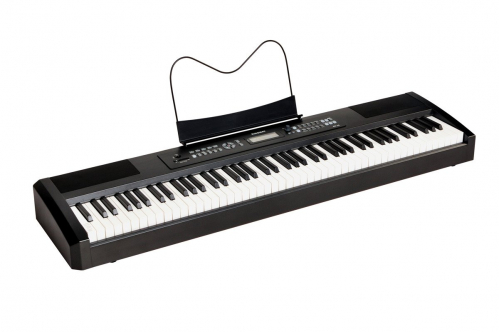 Ringway RP 35 BK - pianino cyfrowe czarne ze statywem i moduem pedaw