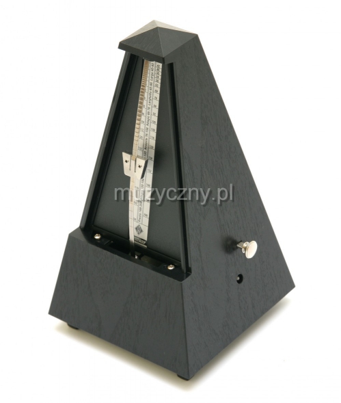 Wittner 855161 Piramida metronom mechaniczny z akcentem, kolor czarny