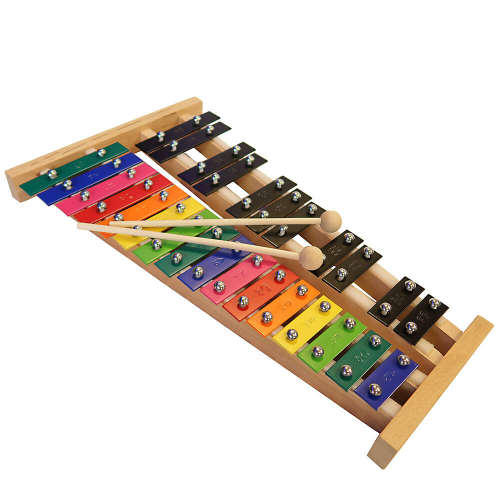 MatMax dzwonki 27-tonowe kolorowe (tzw. cymbaki) instrument muzyczny