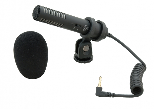 Audio Technica PRO 24-CM stereofoniczny mikrofon pojemnościowy do kamer video (z osłoną deadcat)