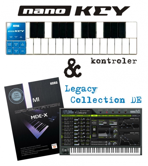 Korg Legacy Collection DE oprogramowanie + NanoKey klawiatura sterująca