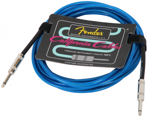 Fender California Lake Placid Blue 18ft kabel gitarowy 5,4m, niebieski