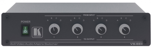 Kramer Electronics VS-6EII 4x4 Video & Audio Matrix Switcher