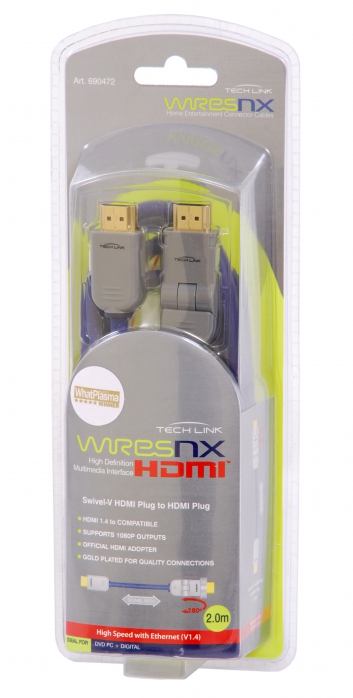 Techlink 690472 kabel HDMI - HDMI V 1.4 długość 2 m