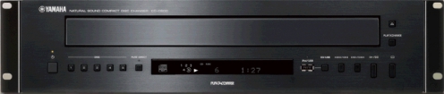 Yamaha CD-C600 RK zmieniarka na 5 CD USB uchwyty rack, kolor czarny