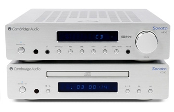Cambridge Audio Sonata AR 30 zestaw amplituner + odtwarzacz DVD, srebrny