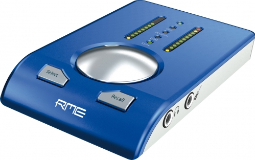RME Babyface USB 10 IN/12 OUT 24-bity/192 kHz, 2 preampy mikrofonowe 48V, wejcie instrumentalne Hi-Z, ADAT I/O, SPDIF I/O, MIDI I/O, TotalMix FX [reverb, delay, equalizer]