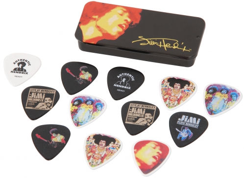 Dunlop Jimi Hendrix Electric Ladyland zestaw kostek gitarowych 12 sztuk