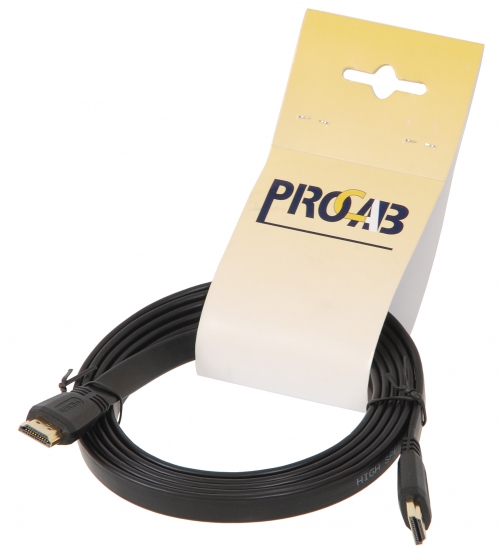 Procab BSV102/2 kabel HDMI-HDMI V1.3C płaski przewód 2m