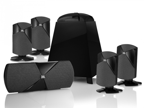 JBL CINEMA 300 zestaw głośników z subwooferem Weave Design, czarny