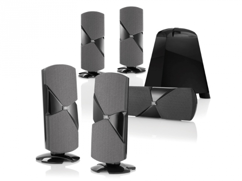 JBL CINEMA 500 zestaw głośników z subwooferem Weave Design, czarny