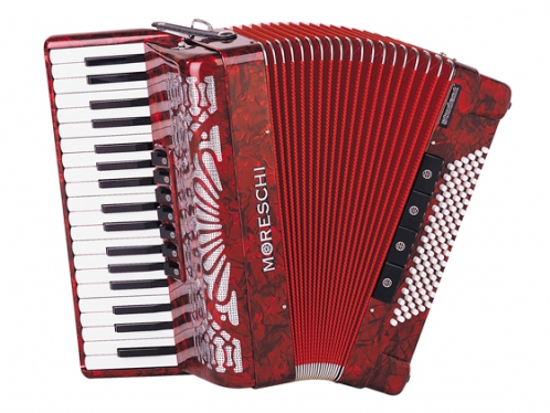 Moreschi ST 396  37/3/7 96/5/4 akordeon (czerwony)