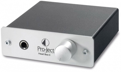 Pro-Ject Head Box II wzmacniacz słuchawkowy, srebrny