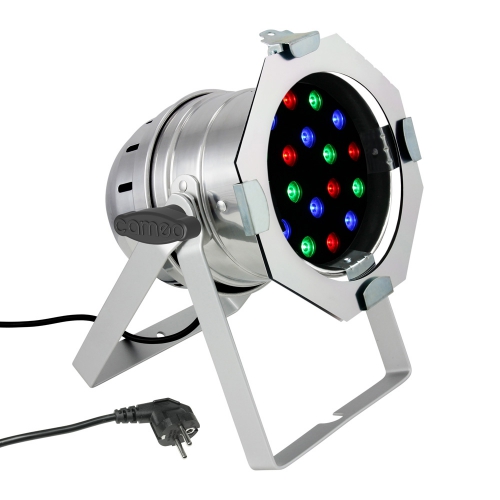 Cameo PAR 56 CAN - 18 x 1 W LED PAR Can RGB w chromowanej obudowie