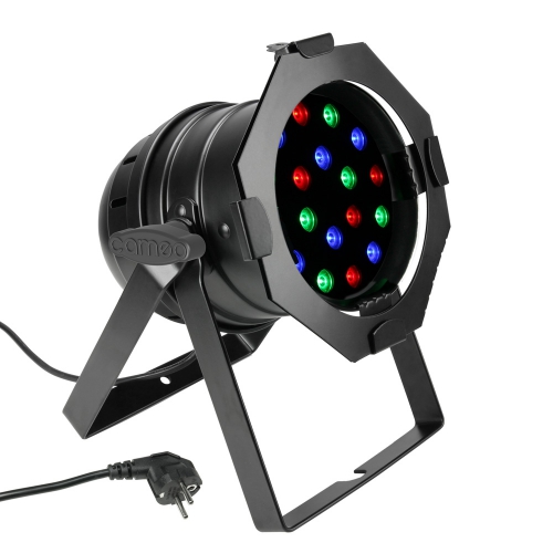 Cameo PAR 56 CAN - 18 x 1 W LED PAR Can RGB w czarnej obudowie