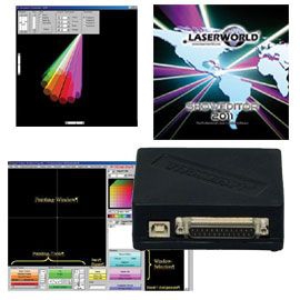 LaserWorld Showeditor 2011 - oprogramowanie + interface do sterowania laserami Laserworld