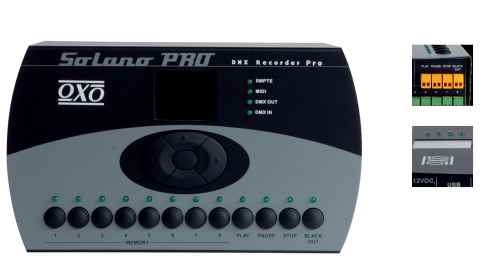 Oxo Solano Pro 512CH  DMX recorder - nagrywarka sygnału DMX