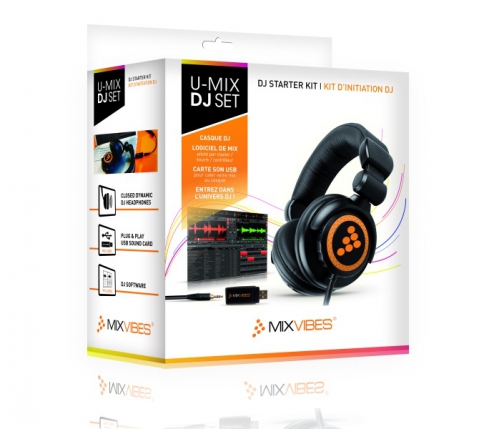 MixVibes U-Mix DJ Set - suchawki, interface audio, oprogramowanie - zestaw dla DJa 