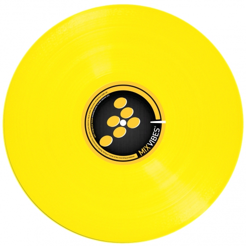 MixVibes Yellow Vinyl V2B pyta z kodem czasowym