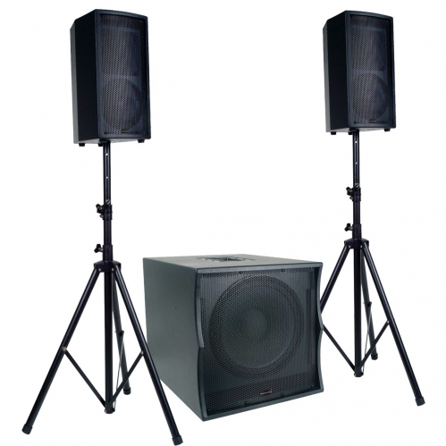 American Audio Tri Pack System II zestaw nagłośnieniowy 2 x 8″ + 15″